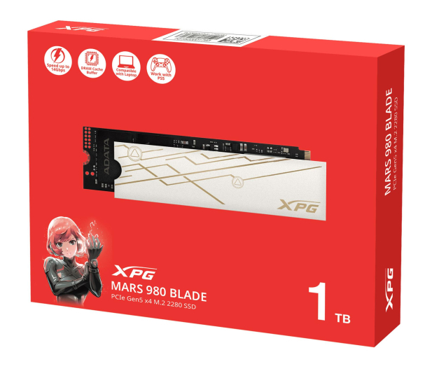 ADATA 1TB M.2 PCIe Gen5 NVMe XPG MARS BLADE 980 - 1350891 - zdjęcie 6